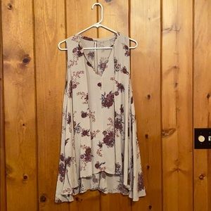 FREE PEOPLE floral tank top blouse